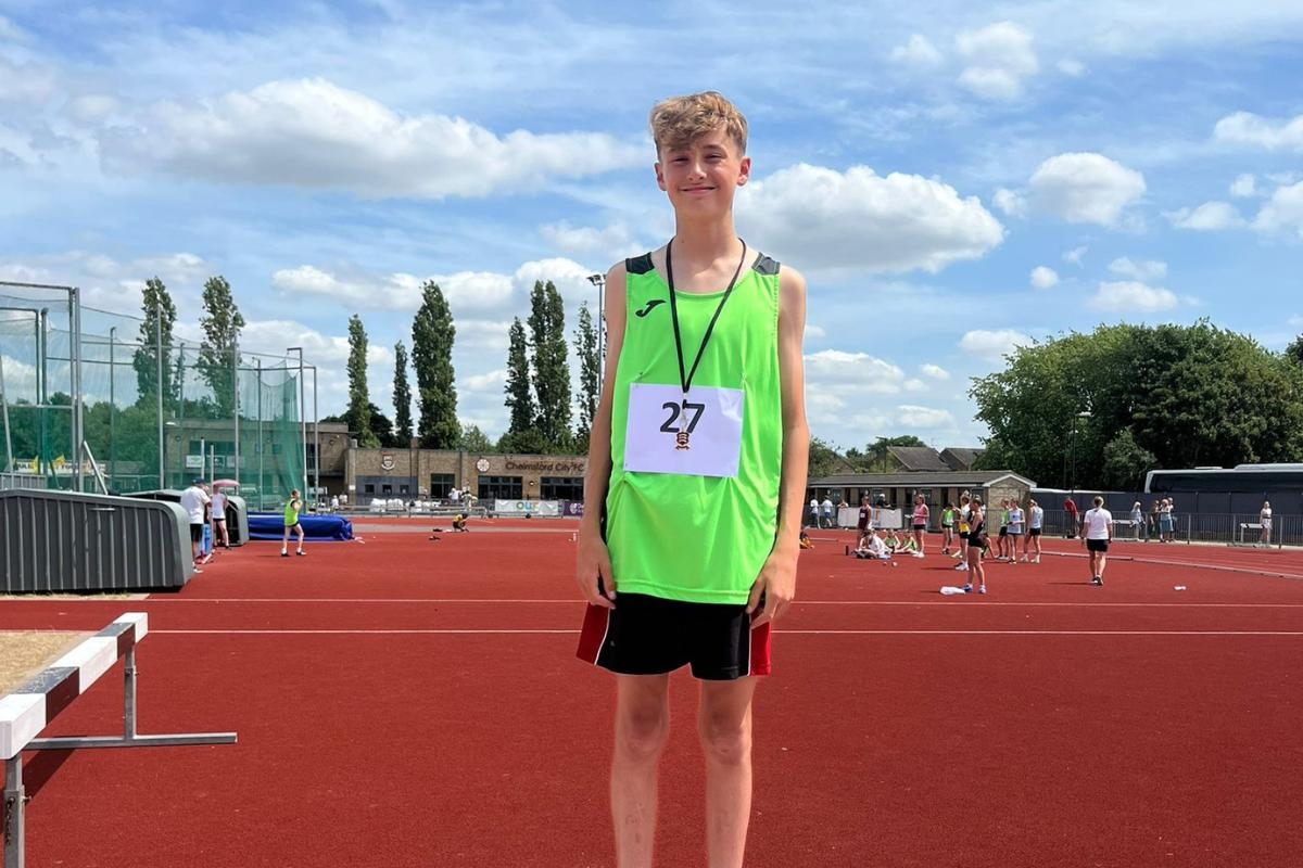 Pupil at Thundersley school breaks running record that's stood for over 40 years