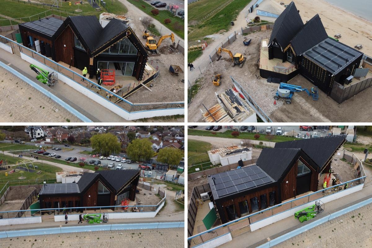 In pictures: New £1.5million south Essex seafront pavilion taking shape