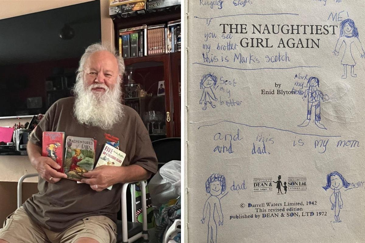 Book collector finds 50-year-old novel that once belonged to wife in south Essex shop