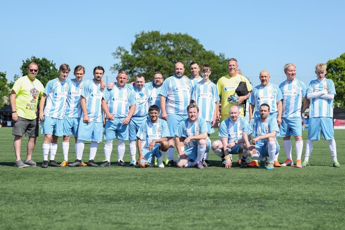 Celebrity football match returns to south Essex raising awareness for autism and ADHD