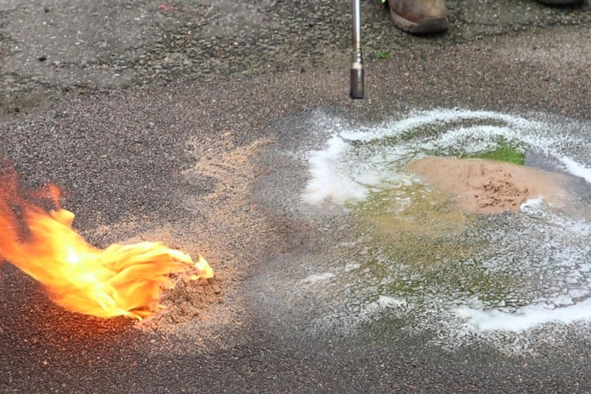 Microorganisms used to clear dangerous fuel spillages on roads across Essex