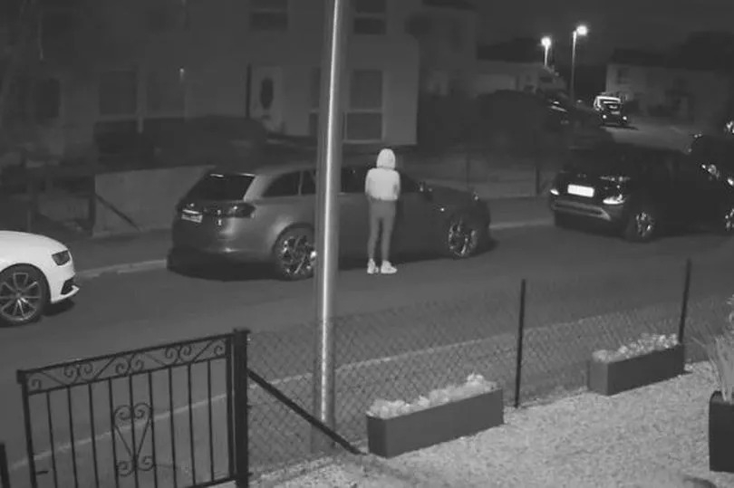 Midlothian creeps caught on film lurking around neighbourhood after dark