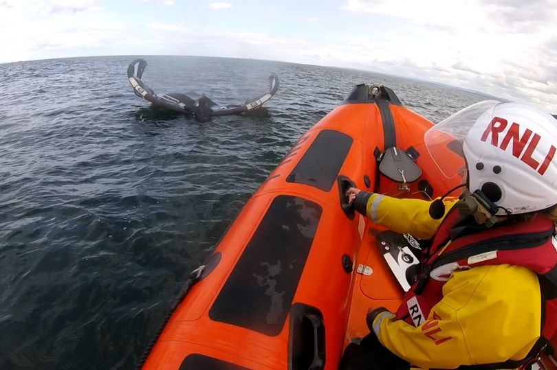 Hero Edinburgh RNLI crews race to 'kite-surfer in difficulty' at beauty spot