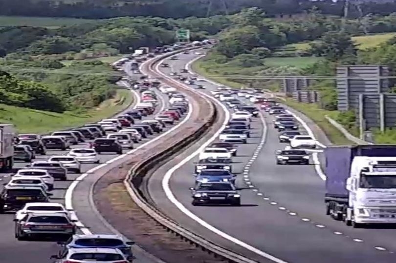 Huge delays on Edinburgh Bypass as drivers urged to 'use caution'