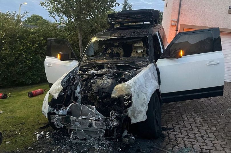 Four men in court over 'firebombing' at Edinburgh kingpin Mark Richardson's pal's home and taxi firm