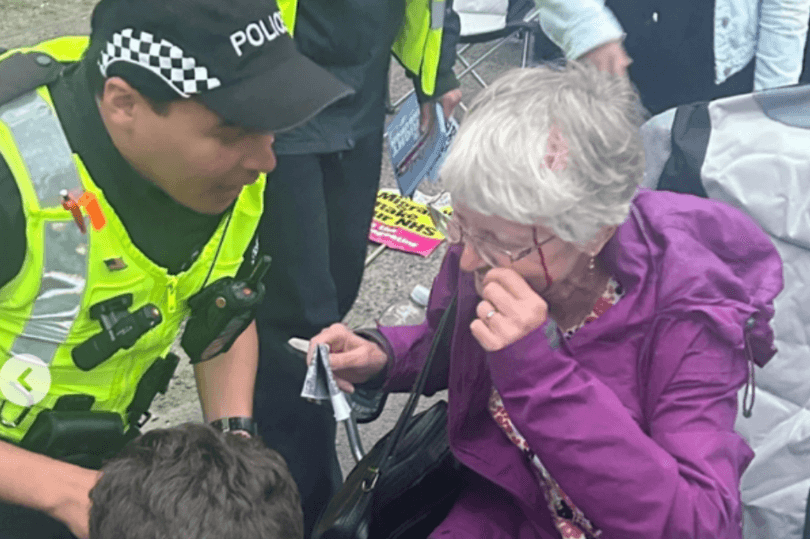 Edinburgh pensioner hospitalised during far-right protest in The Meadows