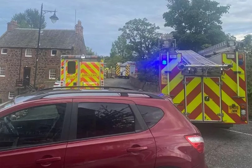East Lothian emergency services swarm bridge with road blocked amid 'incident'