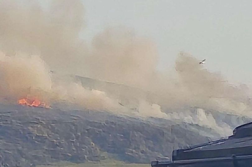 Edinburgh firefighters battle Pentlands blaze for hours amid wildfire warning