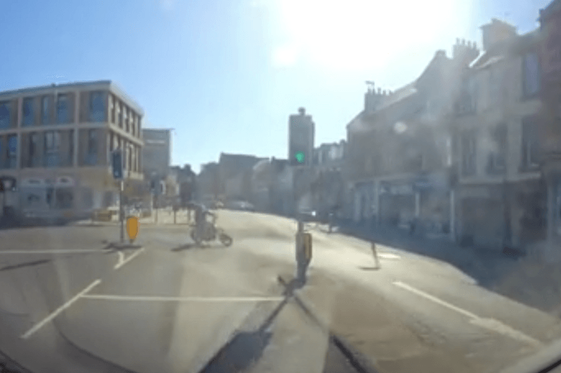 Midlothian driver fumes at motorcyclist for 'illegal move' at traffic lights