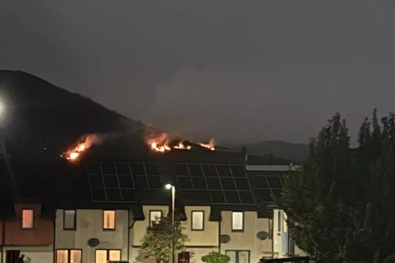Edinburgh locals 'grateful' as fire crews battle Arthur's Seat blaze overnight