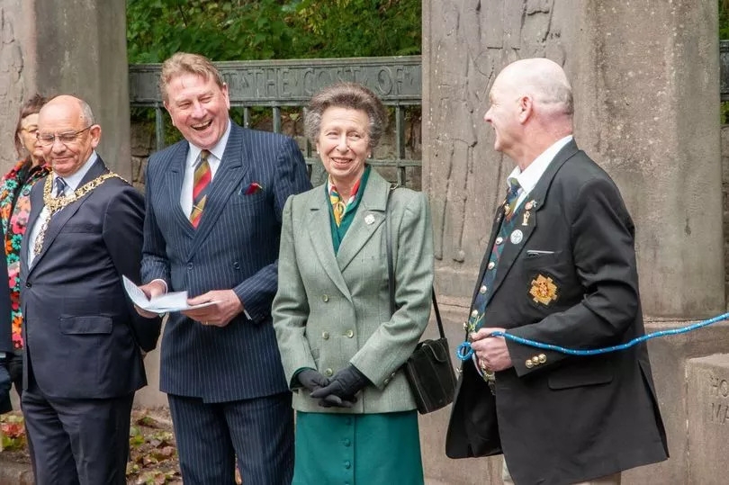 Princess Anne spotted in Edinburgh for unveiling of new Queen Elizabeth monument