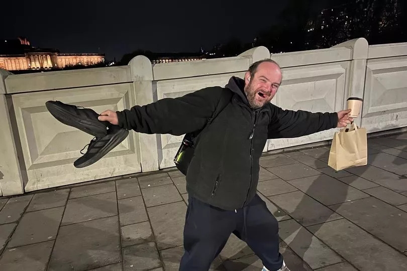 Kindhearted Edinburgh man gives homeless person 'shoes off his own feet'