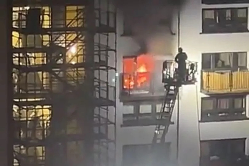 Fire tears through Edinburgh flat as residents evacuated and street sealed off