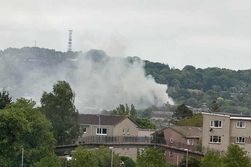 Edinburgh firefighters rush to 'building blaze' near zoo as smoke seen a mile away