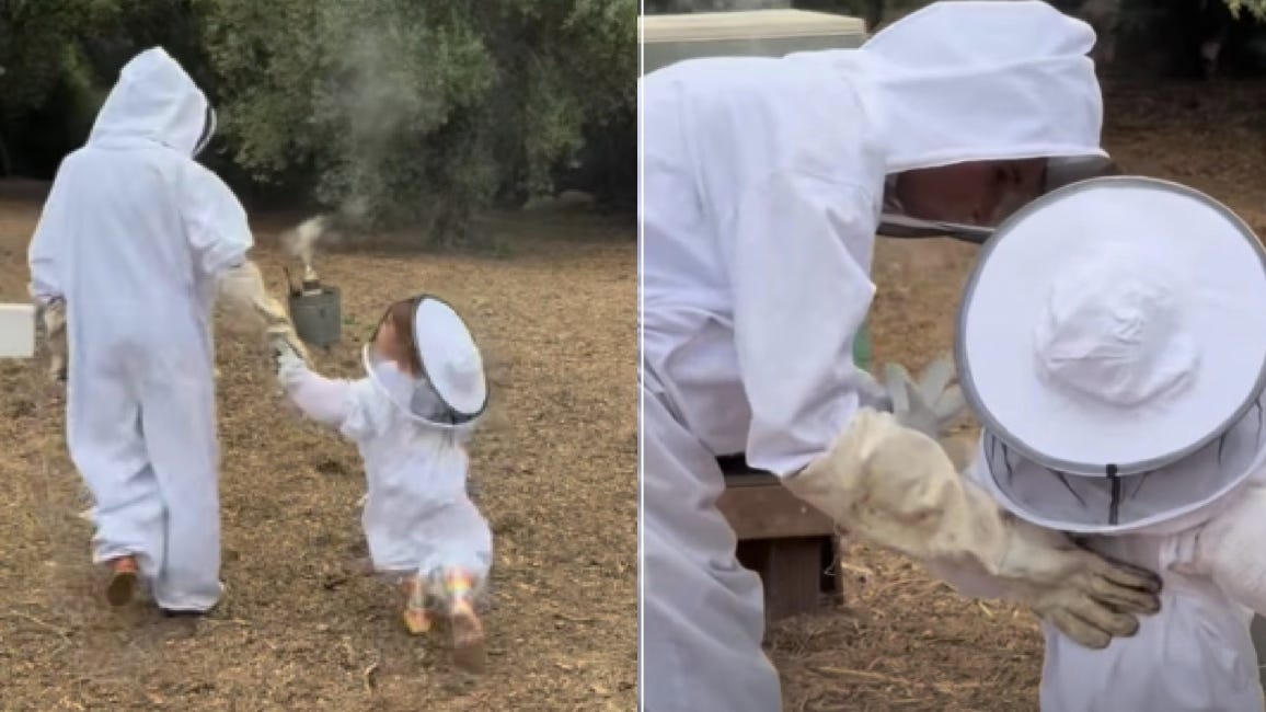 Meghan Markle Shares Adorable Video of Lilibet in Her Beekeeper's Outfit