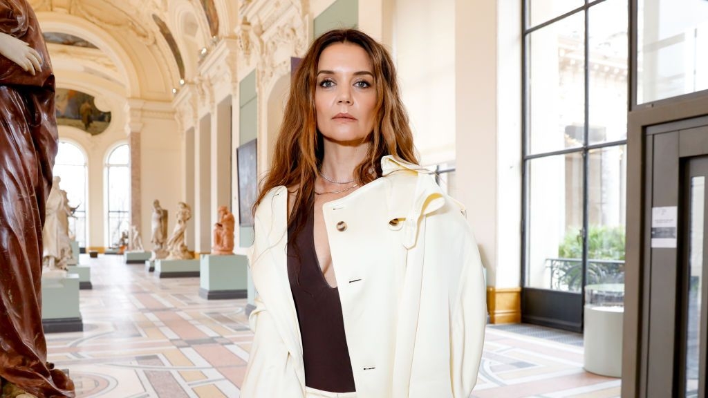 We Spent 5 Minutes With Katie Holmes at Paris Fashion Week—Here's What She Said