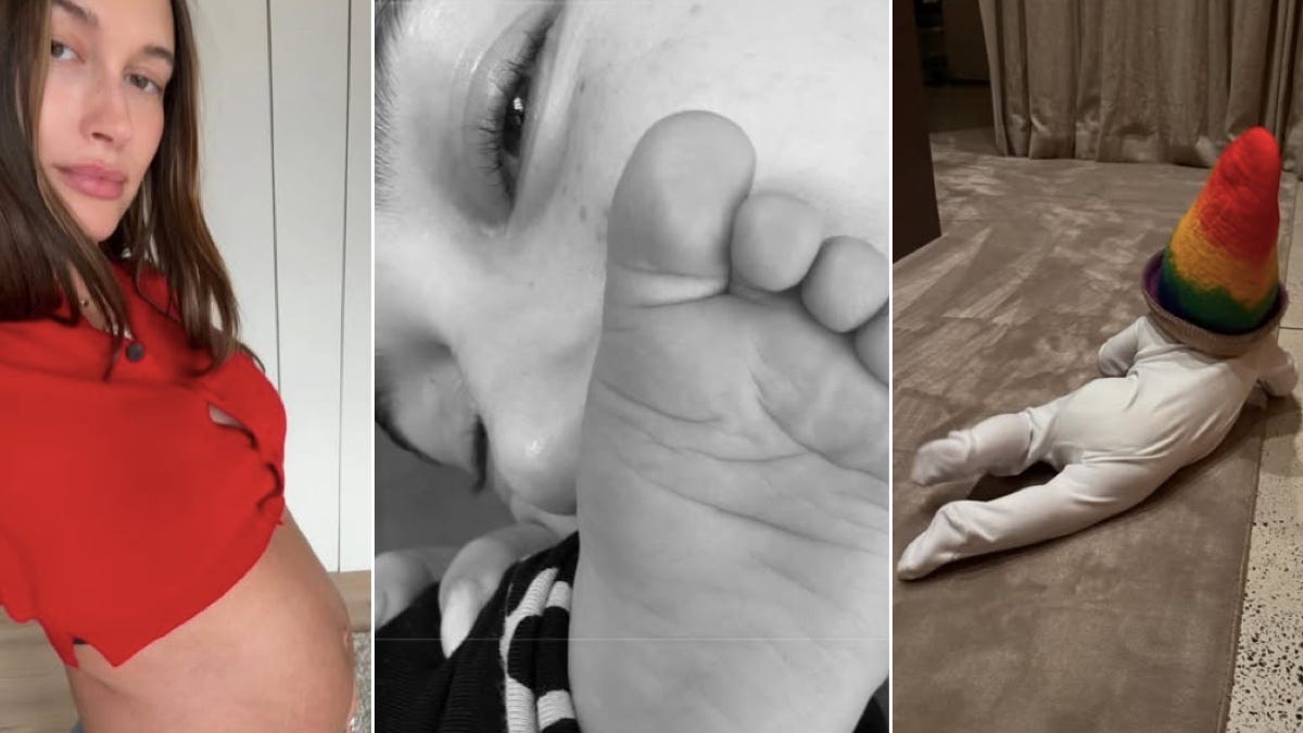 Hailey Bieber Shares New Pics of Baby Jack and Her Pregnancy for First Mother's Day as a Mom