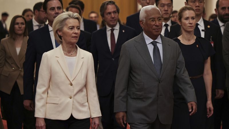 EU press for more balanced relationship at scaled-back EU-China summit in Beijing