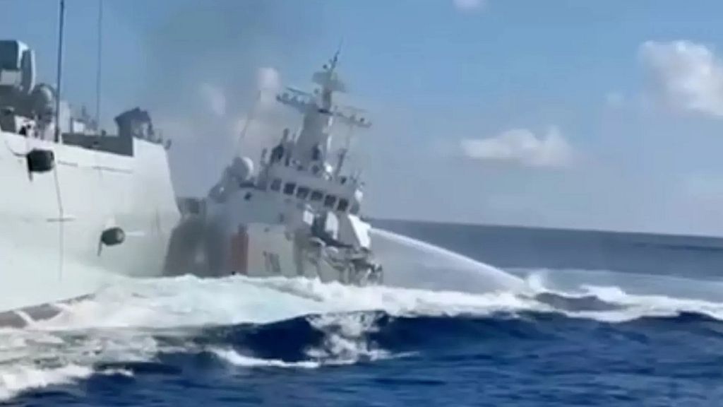 Philippine military blames China for ships collision in disputed South China Sea