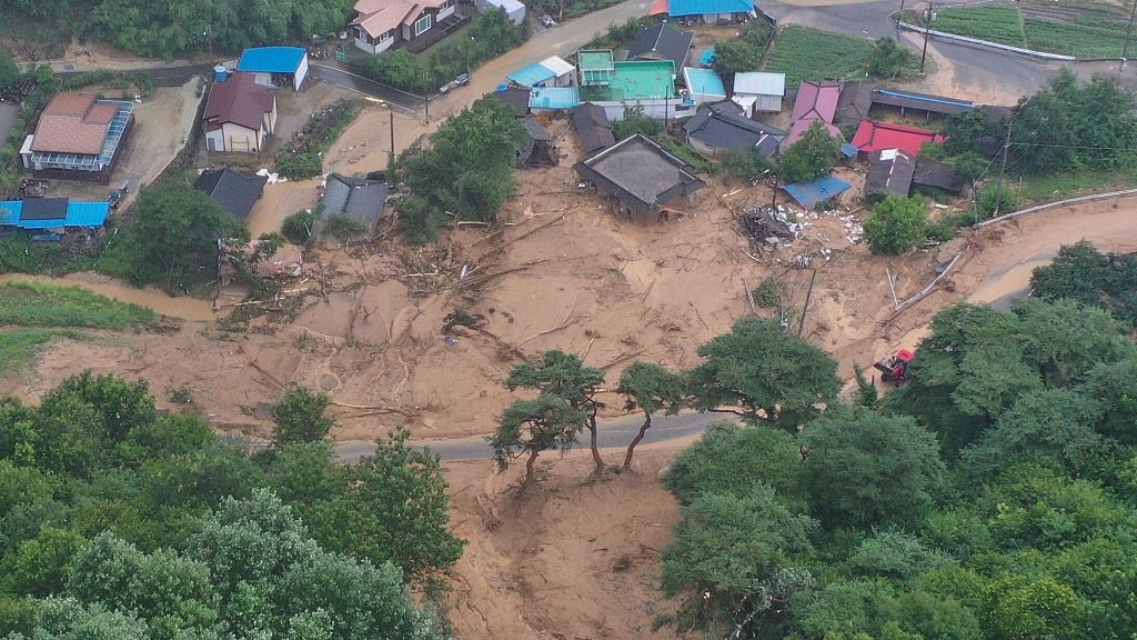 Heavy rains in South Korea leave at least 17 dead and 11 others missing