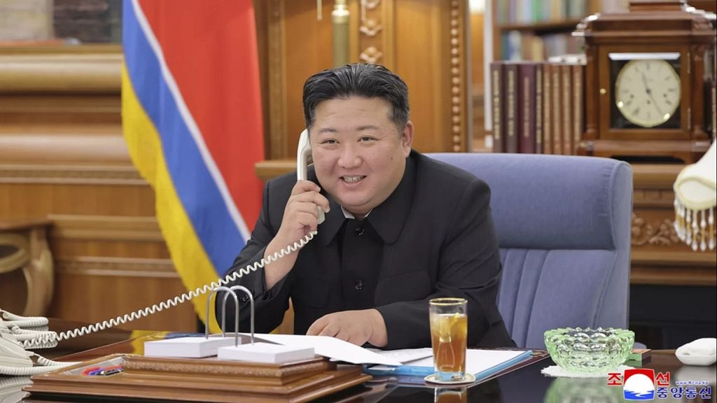 North Korea's Kim Jong Un and Putin hold phone call to reaffirm alignment over Ukraine