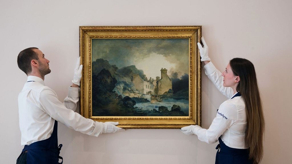 Turner's earliest exhibited oil painting is up for auction after disappearing for 150 years