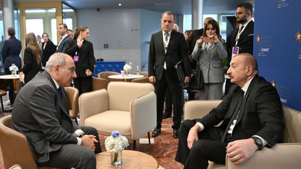 Armenia and Azerbaijan's leaders meet briefly in Tirana as peace agreement momentum continues