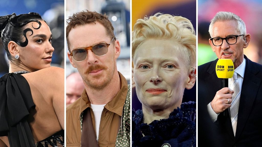 Dua Lipa and Benedict Cumberbatch lead group urging Keir Starmer to 'end UK complicity' in Gaza