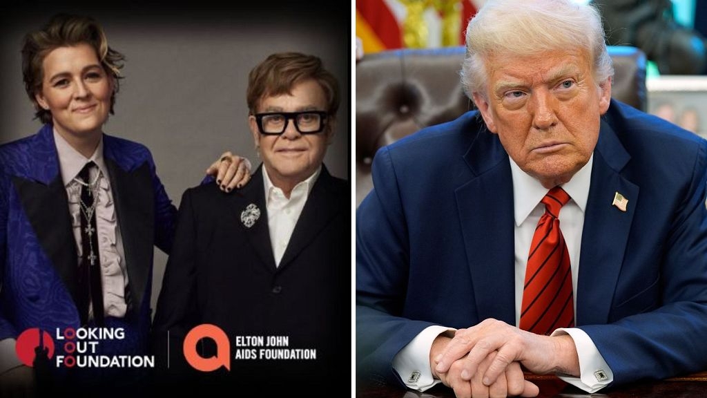 Elton John and Brandi Carlile vs Trump administration's cuts to HIV/AIDS relief