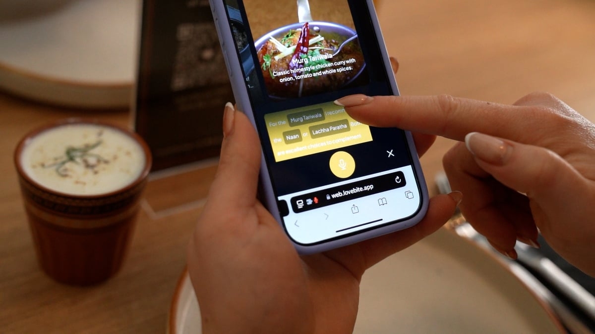 London diners' orders being taken by AI 'video waiters' for first time