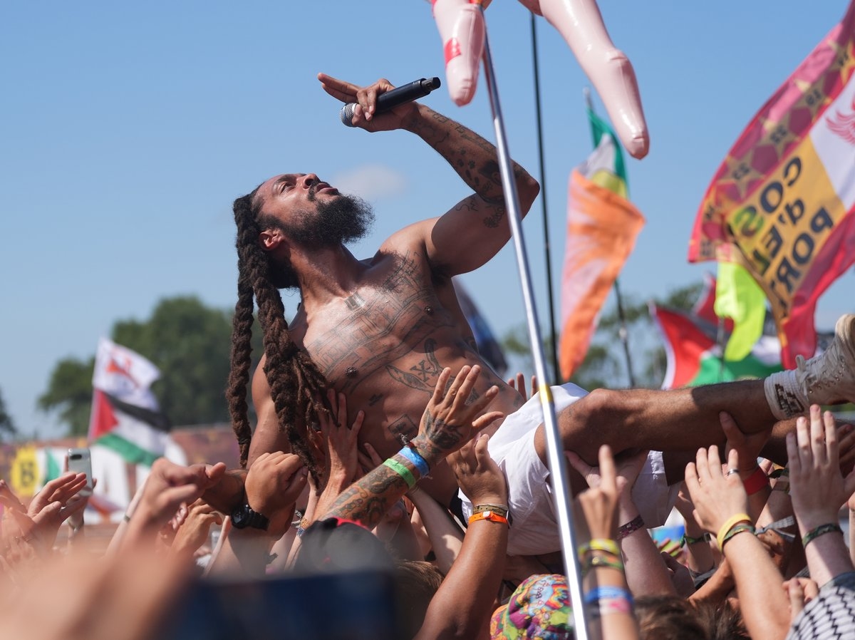 'I said what I said': Bob Vylan rapper doubles down on Glastonbury anti-Israel tirade and says he's been 'inundated with messages of support and hatred'