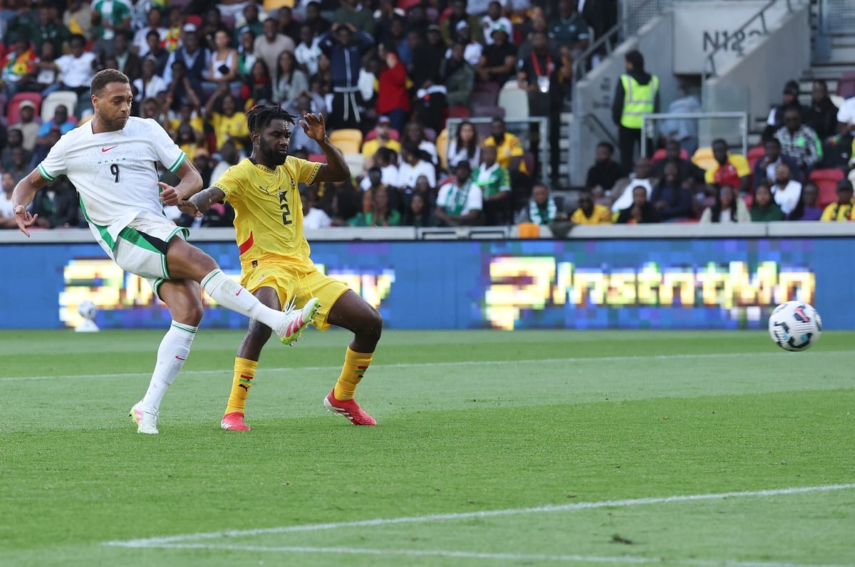 Ghana 1-2 Nigeria: Super Eagles survive second half onslaught to set up Jamaica clash in Unity Cup final
