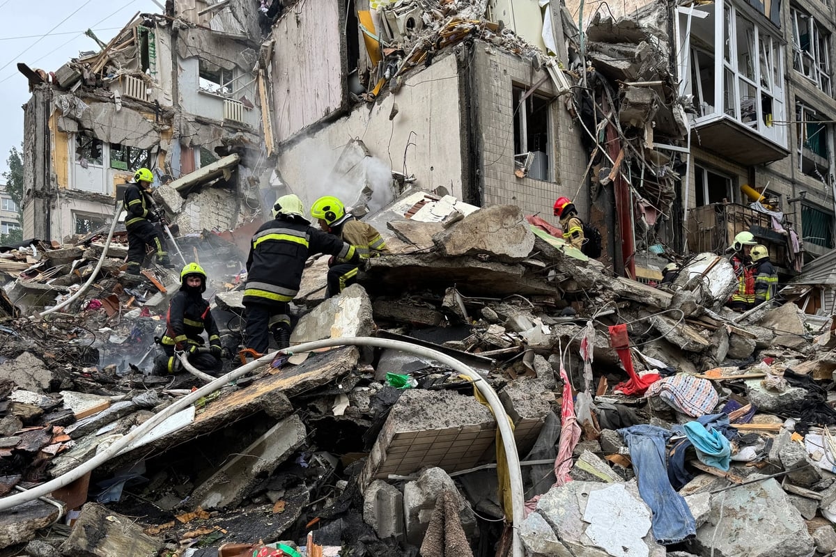 Boy, 6, among dead in Russian drone and missile attack on Kyiv
