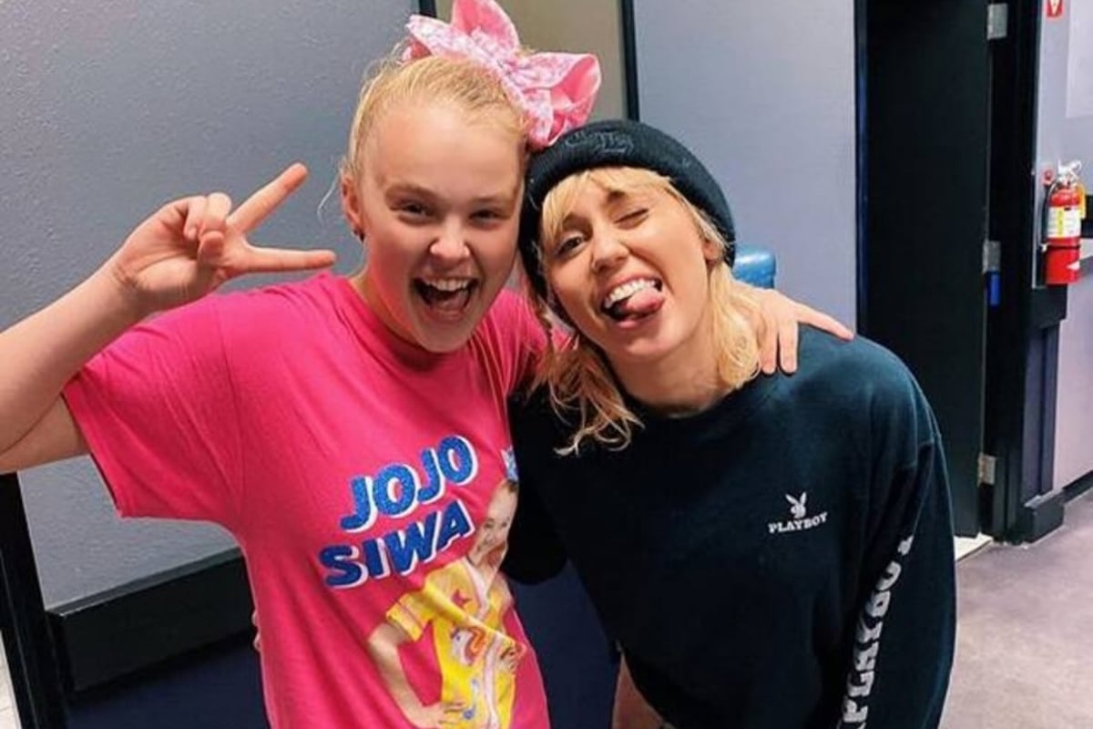 JoJo Siwa responds after Miley Cyrus criticised over comments on Chris Hughes romance