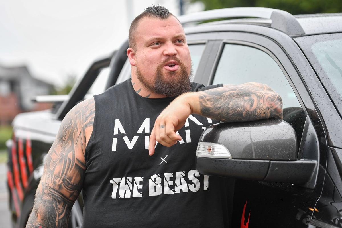 Ex-World's Strongest Man threatened to rip driver's '***ing head off' after scaring children outside home