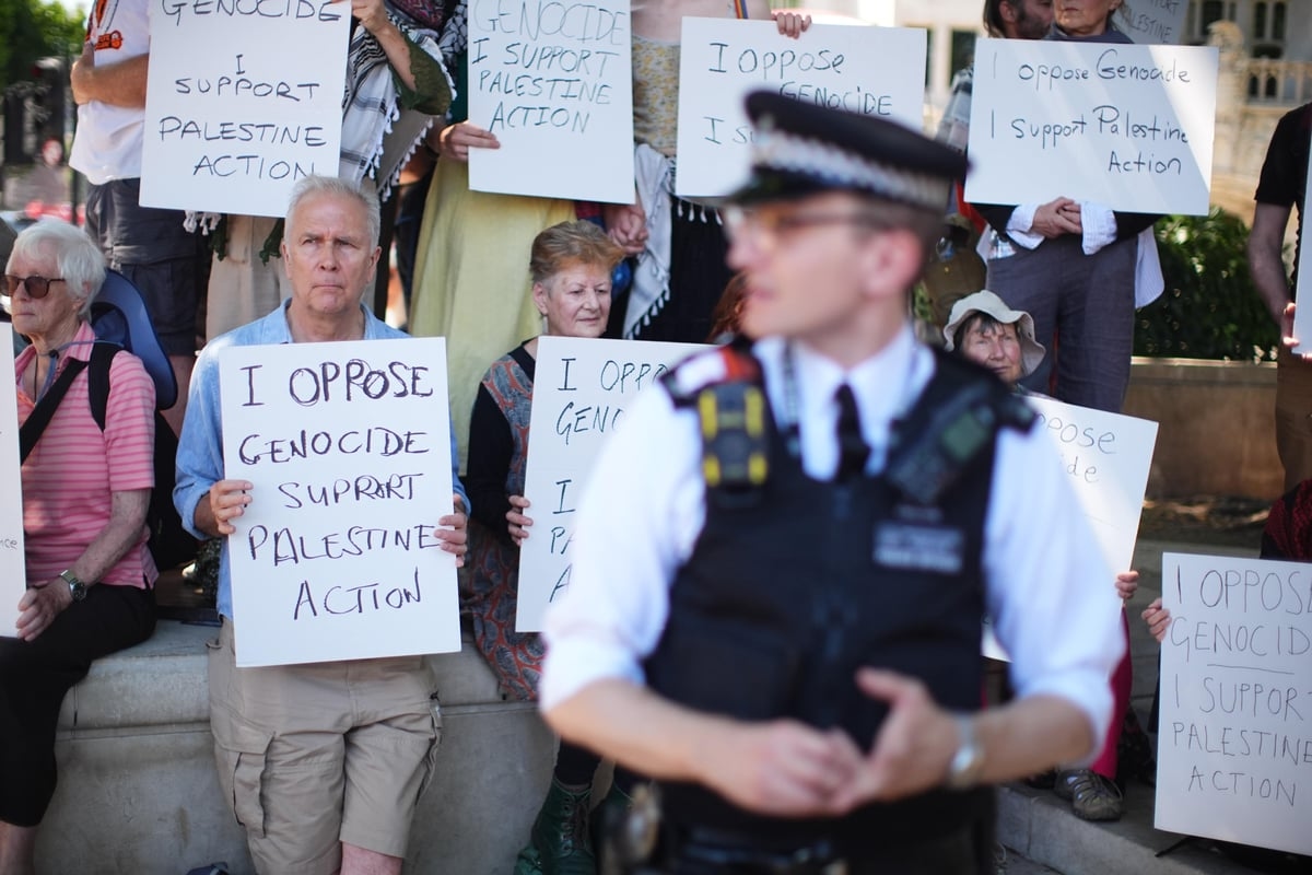 Police vow to make arrests if mass pro-Palestine Action protest goes ahead in London