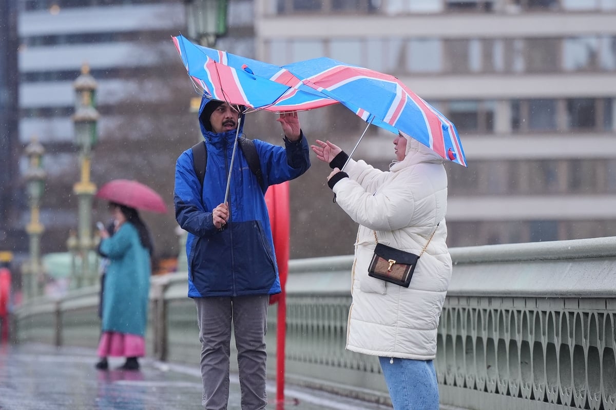 London weather latest: Wind alerts for capital as Storm Herminia brings 83mph gusts to UK