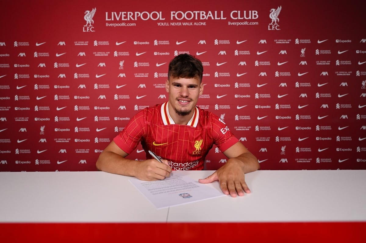 Liverpool continue huge summer spend as Milos Kerkez completes £40m move from Bournemouth
