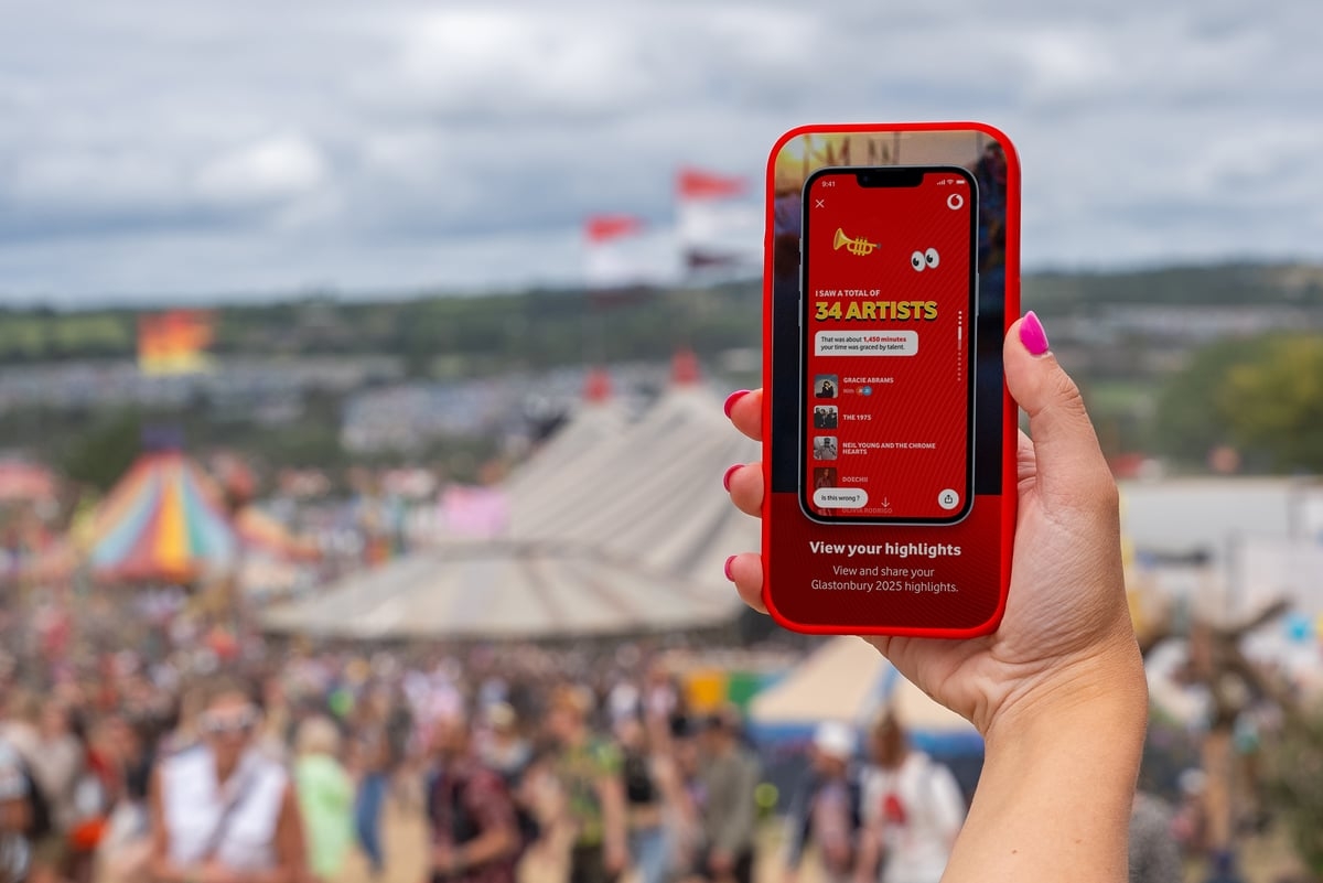 Vodafone launches updated Glastonbury app as it boosts festival network capacity
