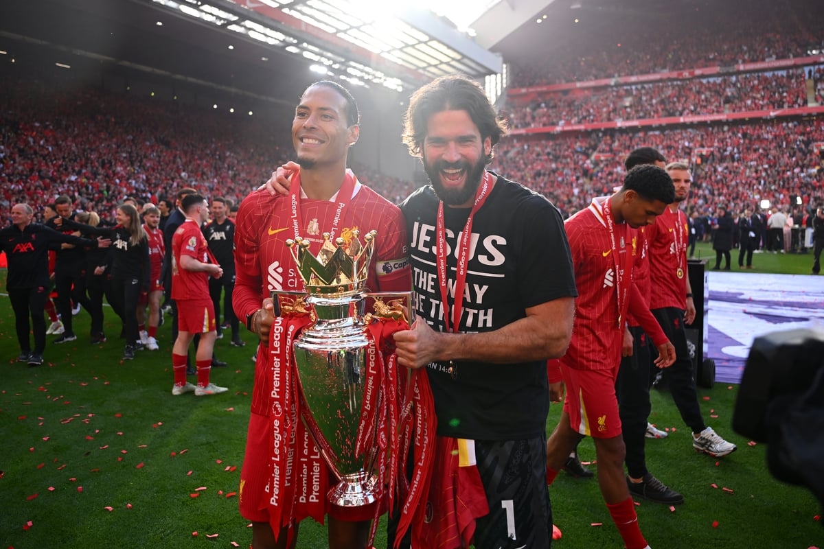 Liverpool: Virgil van Dijk and Alisson back in training ahead of Community Shield showdown