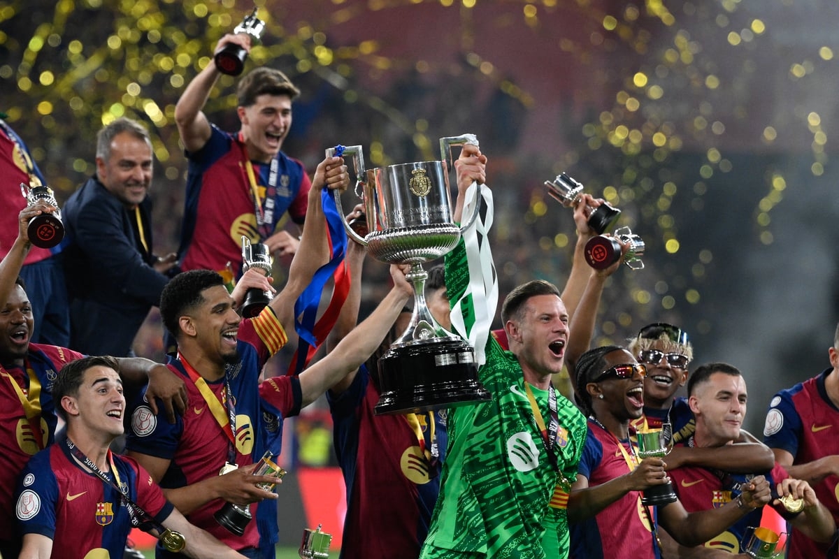 Barcelona 3-2 Real Madrid: Kounde strikes late in extra time to take the spoils in El Clasico cup final