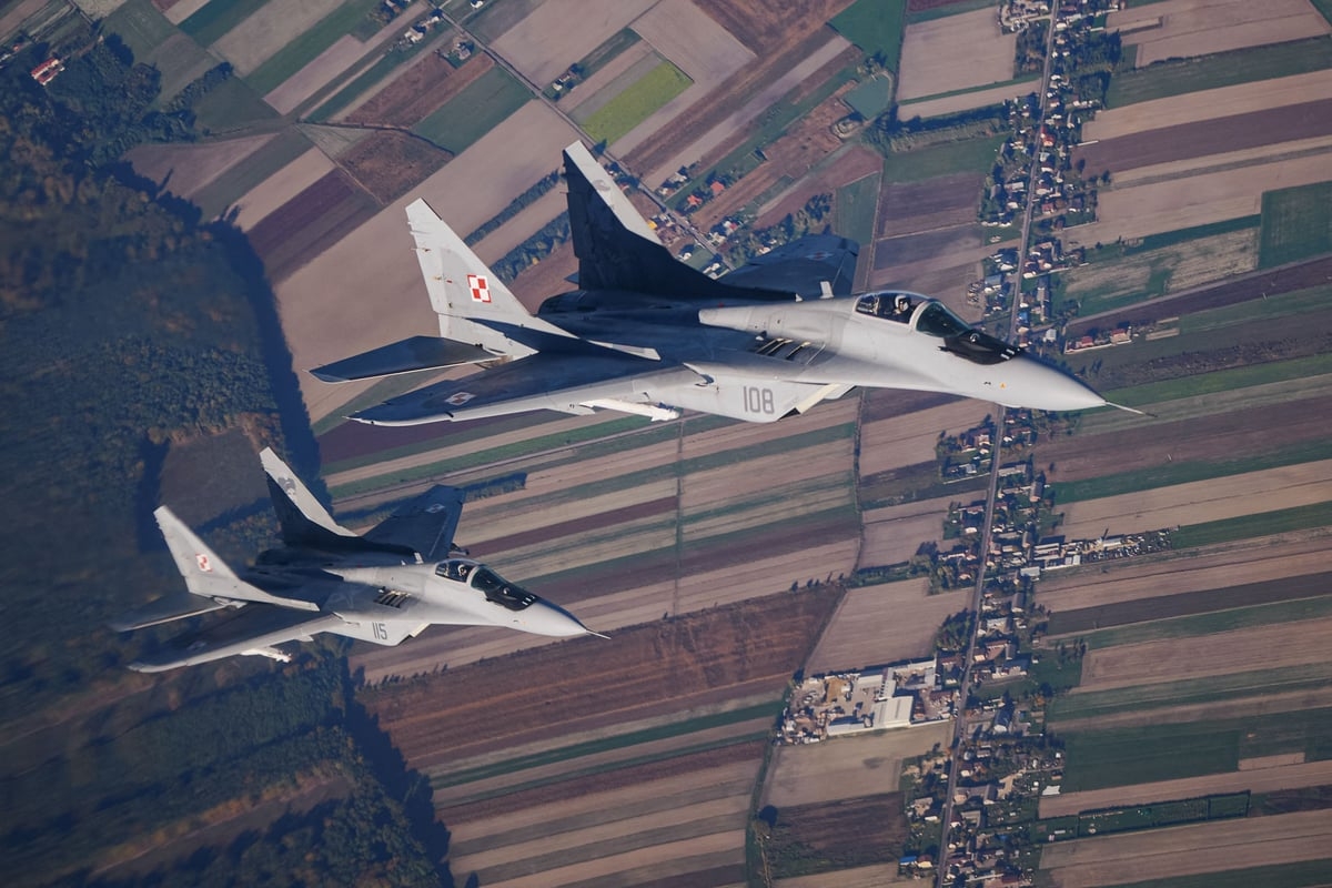 Nato jets scrambled as Russia launches 'biggest drone bombardment' of Ukraine