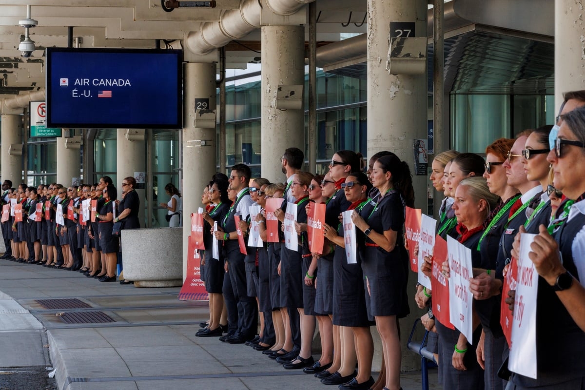 Air Canada to cancel flights ahead of possible cabin crew strike action