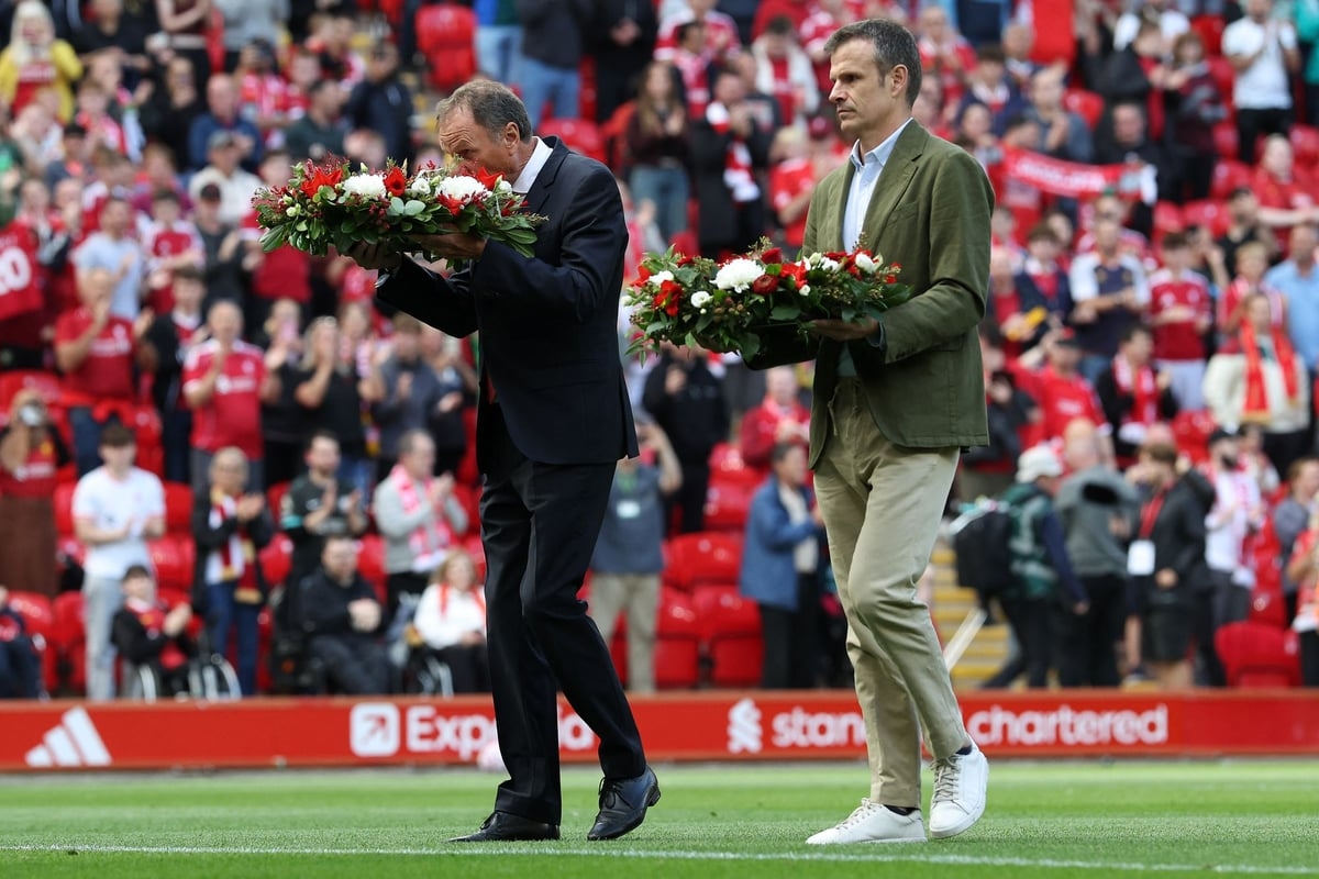 Diogo Jota: Tears shed in emotional tribute as Liverpool play first Anfield game since forward's tragic death
