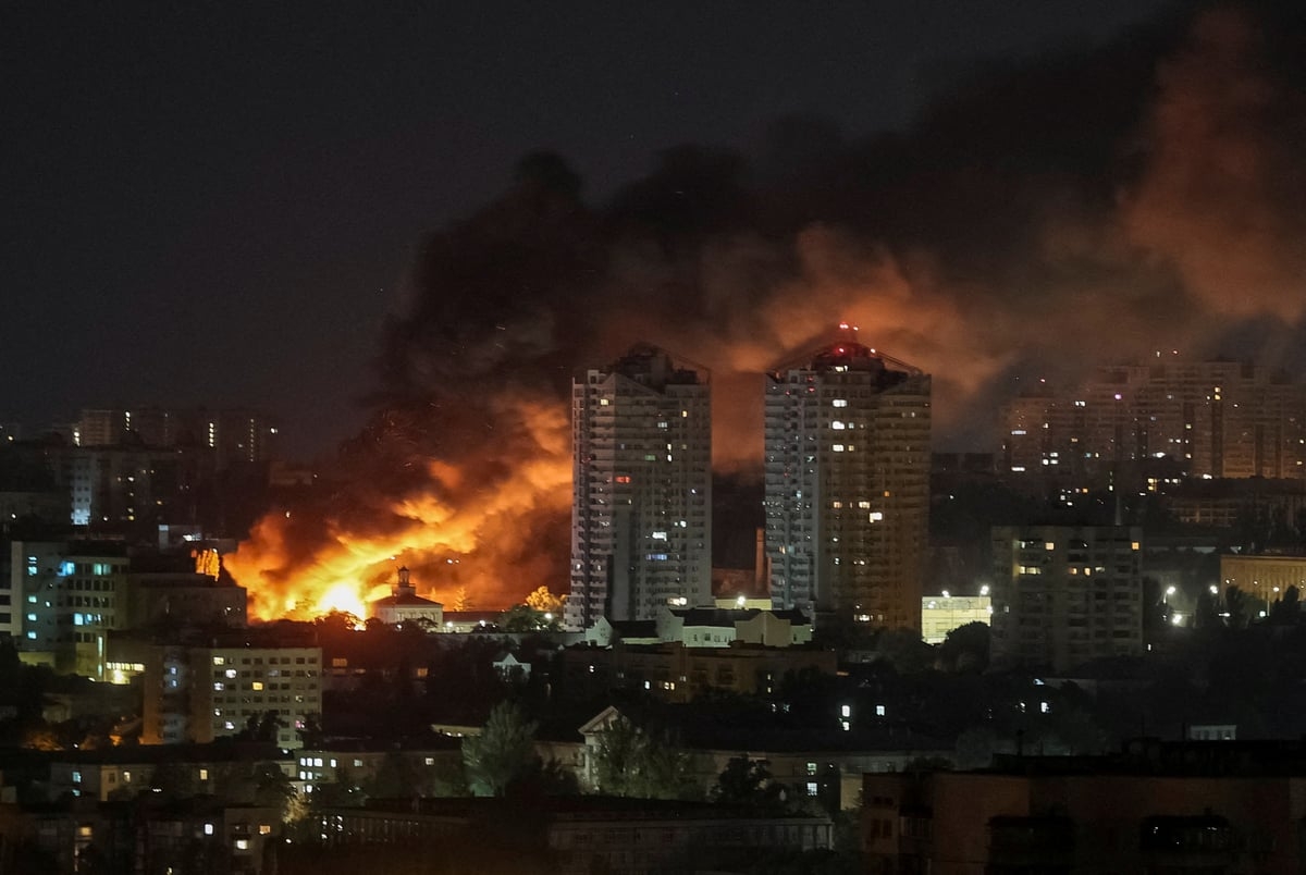 Four dead in Kyiv after Russia hits Ukraine with missile and drone attacks in 'revenge' strike
