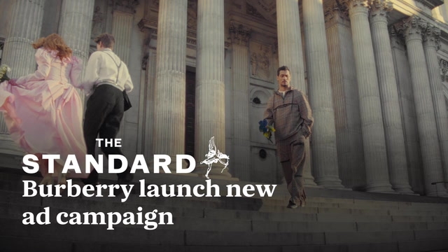 Burberry's new ad campaign is a "rom-com style" homage to the joys of London in the rain