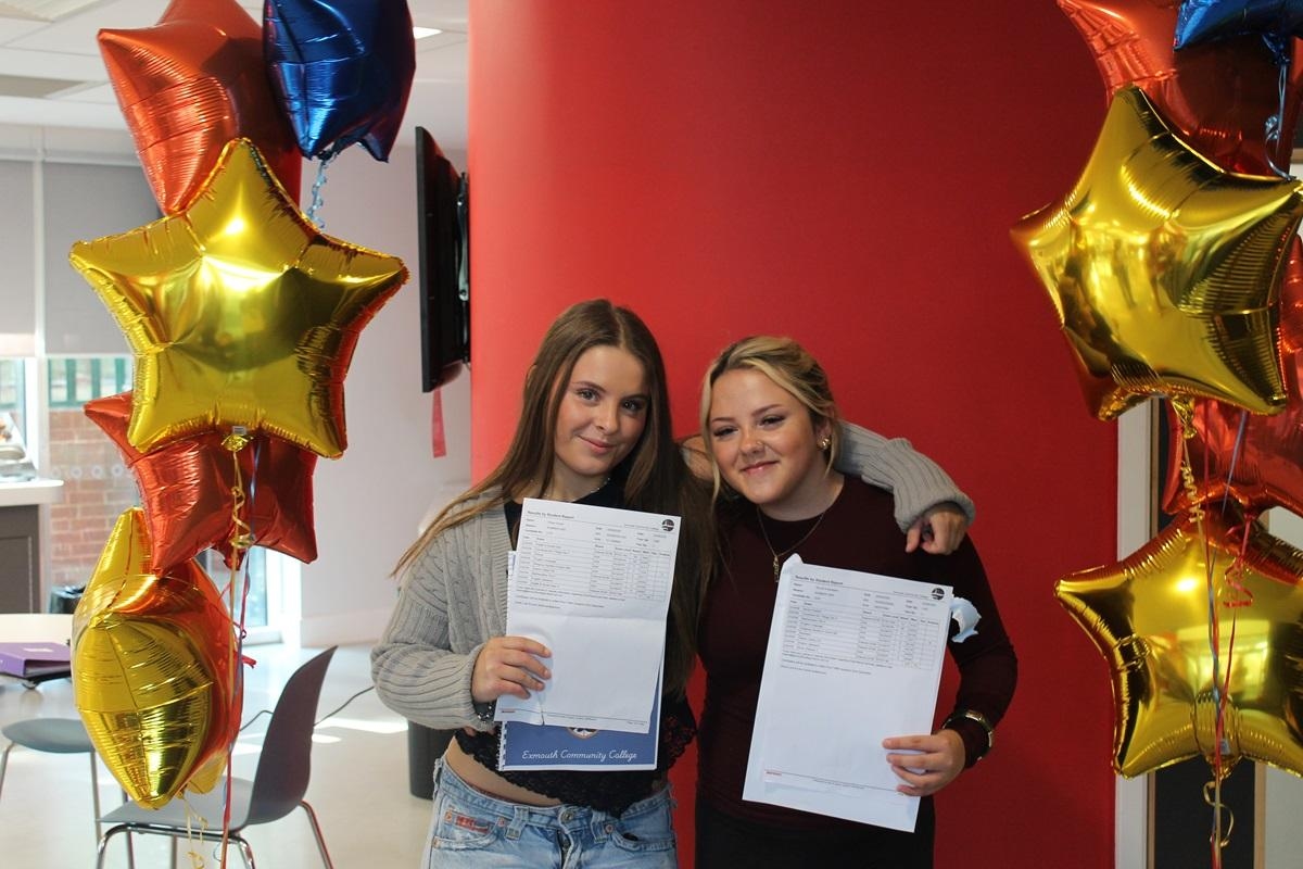 Exmouth students celebrate record-breaking GCSE results