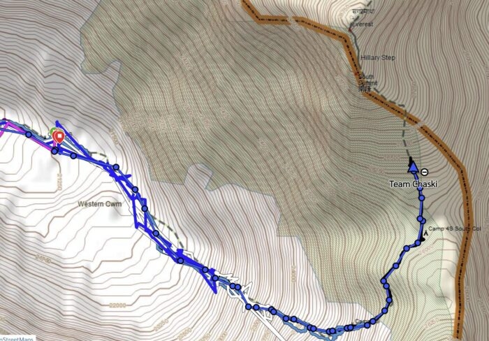 Tyler Andrews Approaches Everest Summit and a World Record