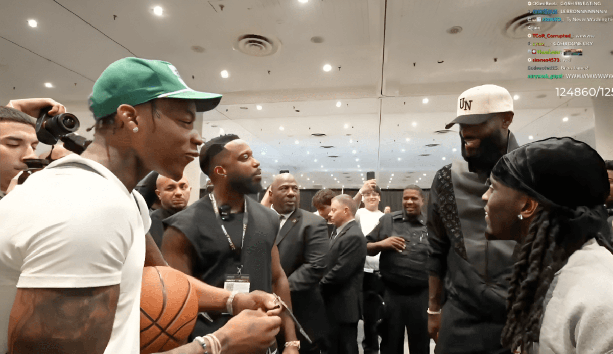 Streamers Cash Nasty And Tylil Brought To Tears After Meeting LeBron James Thanks To Kai Cenat