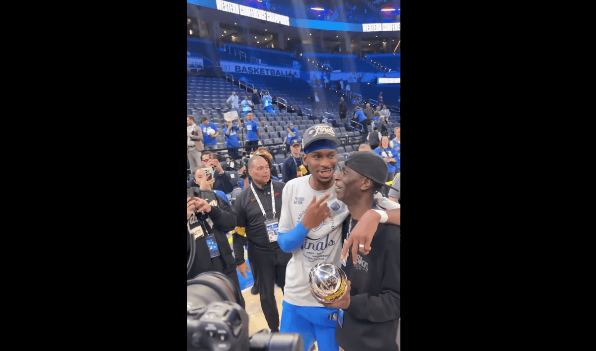 Shai Gilgeous-Alexander Trolls His Dad For Trying To Steal His MVP Trophy